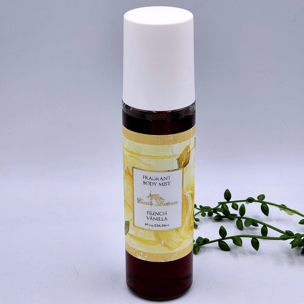 Camille Beckman Fragrant Body Mist Women 8oz French Vanilla Spray Sweet Scent
